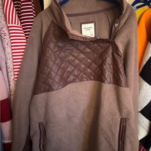 Abercrombie & Fitch Chocolate Quilted Jacket